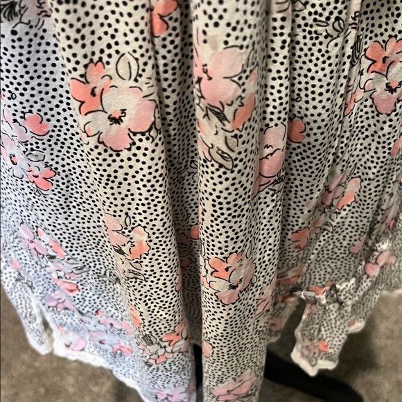 Victoria's Secret White and Pink Floral Lace Nightie Adjustable Straps Size L - Picture 2 of 8
